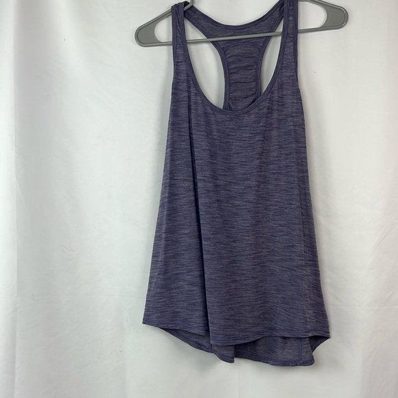Lululemon heather purple our sport  gathered racerback tank top loose large - Picture 1 of 5